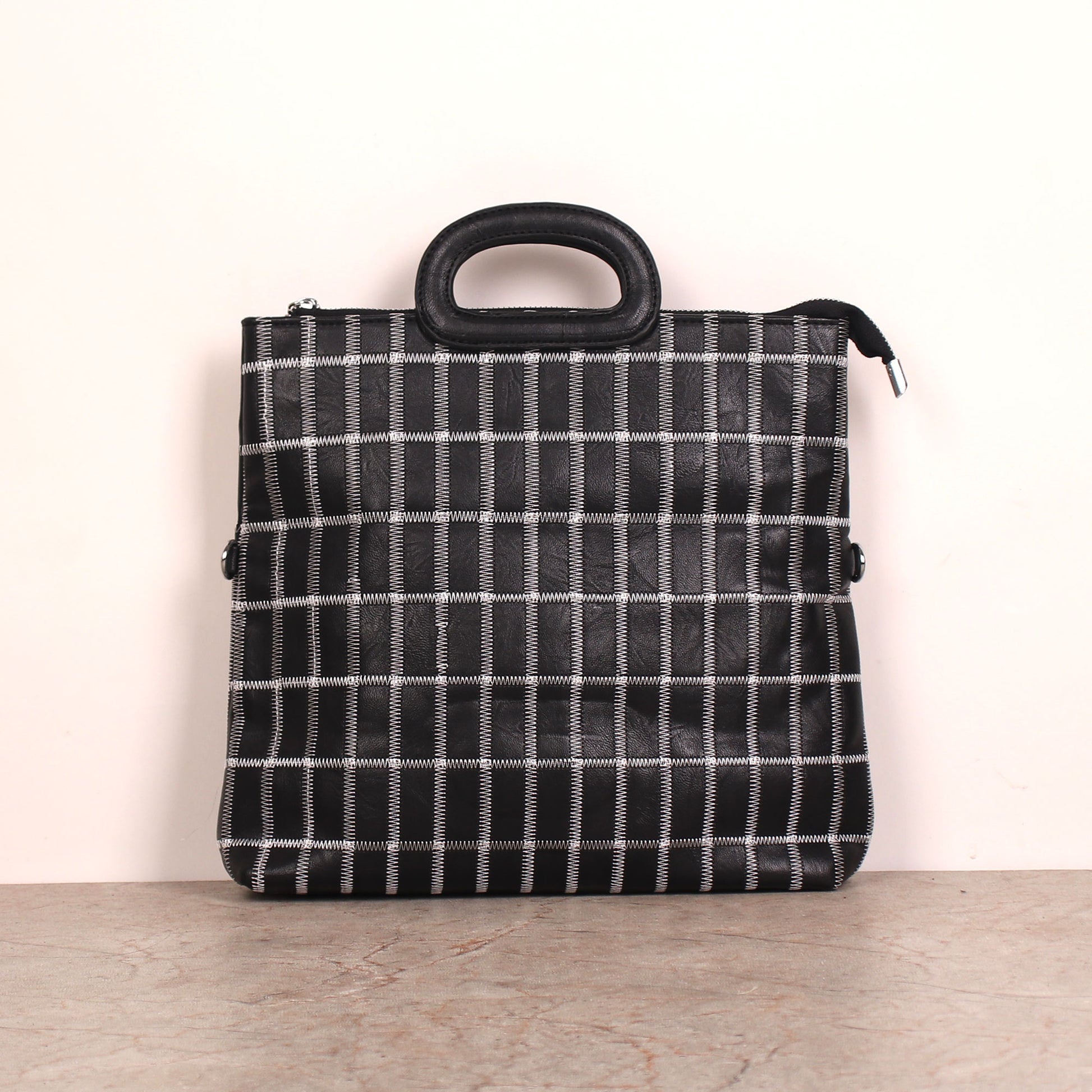 Sling Bag,The seamless Classical checkered Mix Bag in Black - Cippele Multi Store