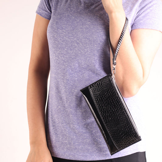 Wallet,The Squared Honeycomb Tassel Black Wallet - Cippele Multi Store
