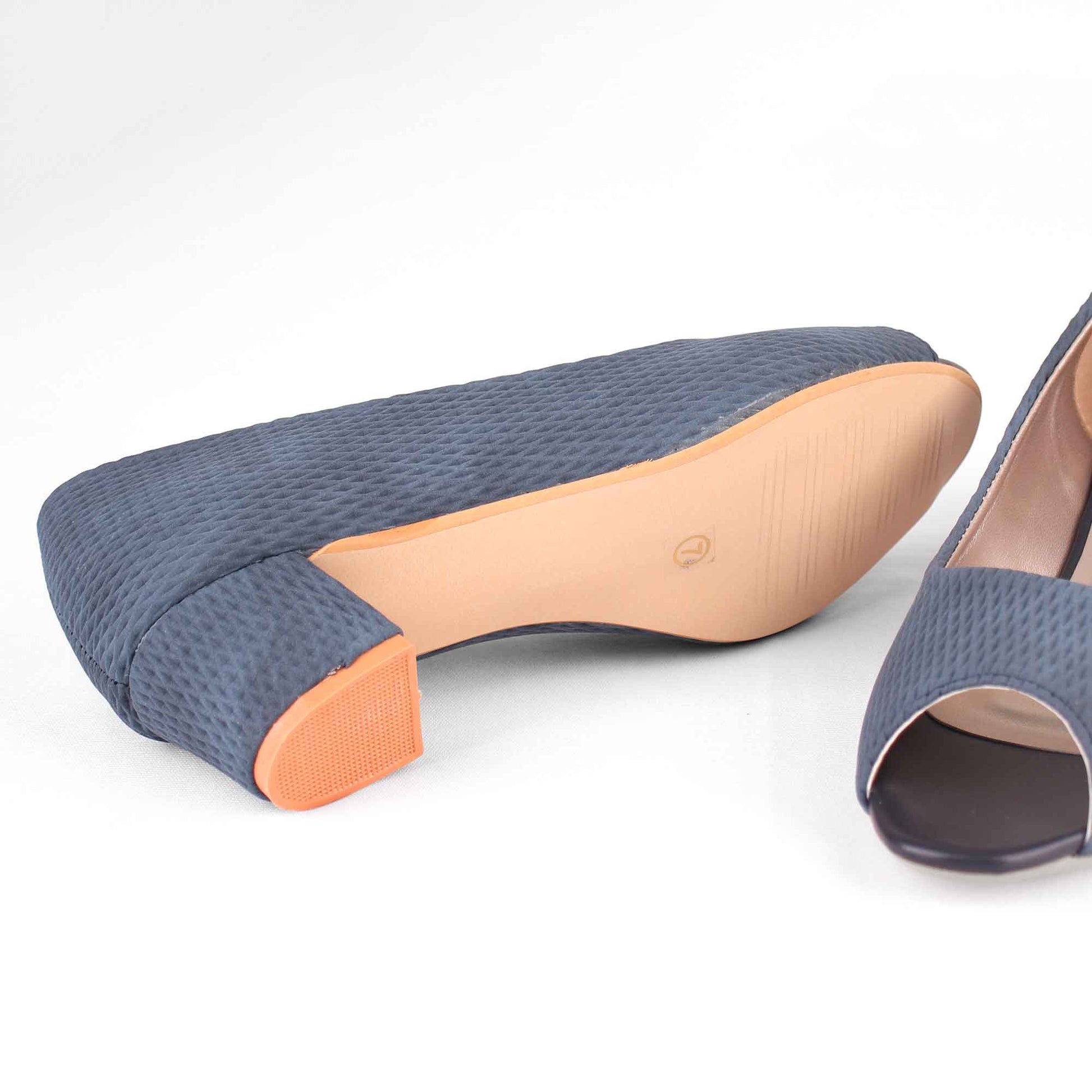 Foot Wear,The Shoemance Blue Block Heels - Cippele Multi Store