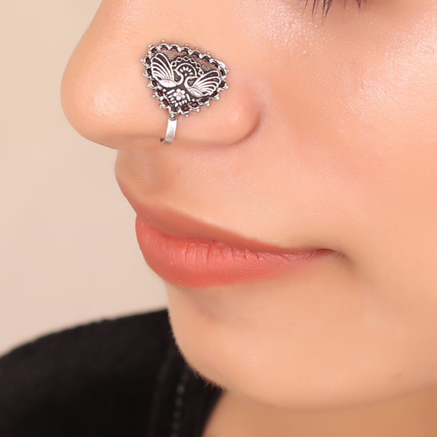 The Winged Triangle Nose Pin