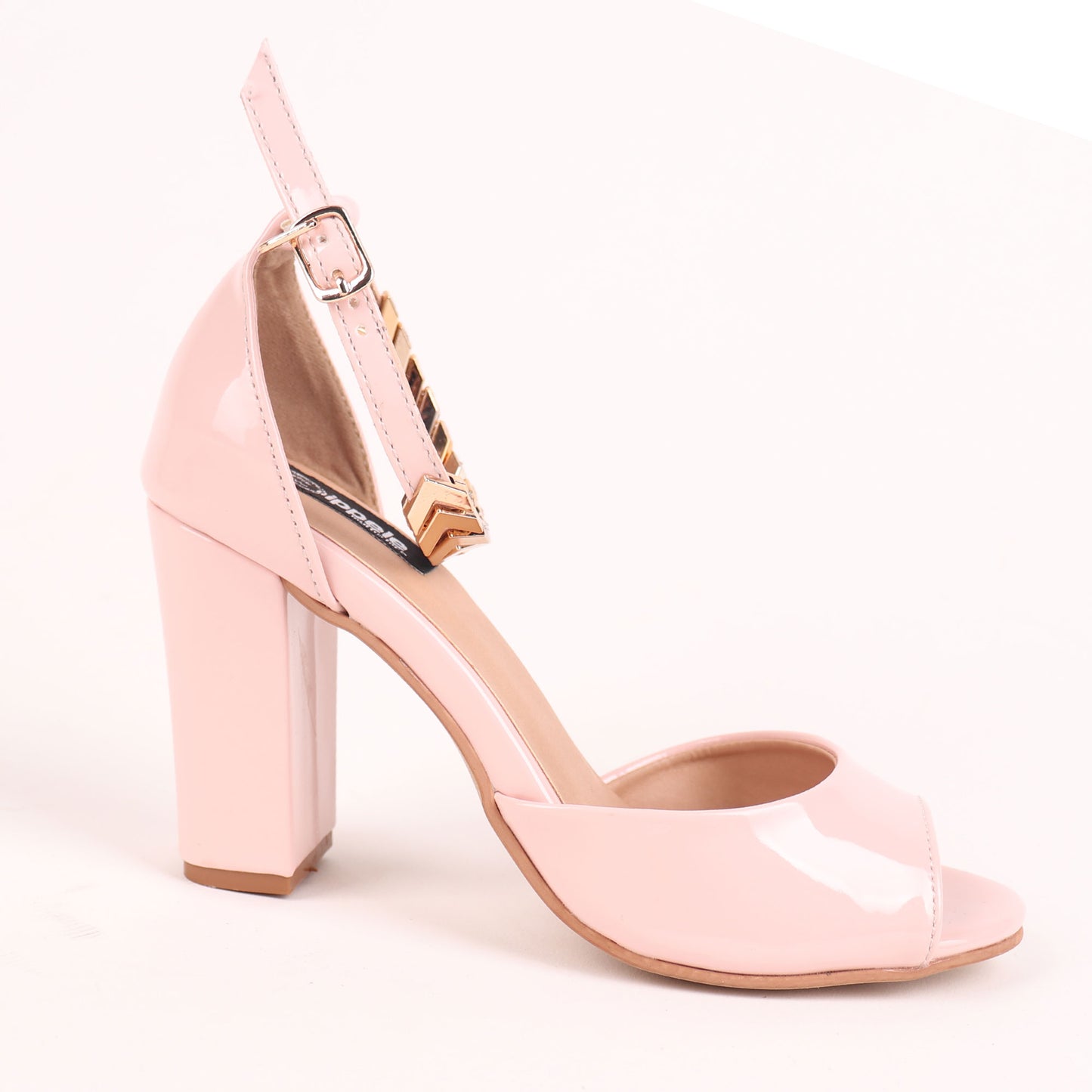 Foot Wear,The Aesthetic Pink Block Heel - Cippele Multi Store
