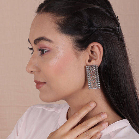 The Pearly Gate Net Earrings