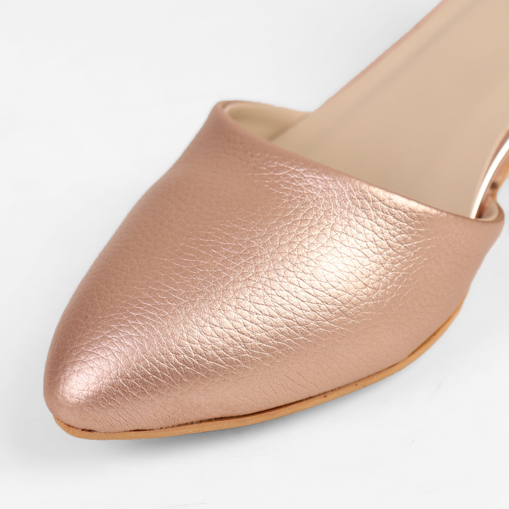 Foot Wear,Rose Gold Block Heels - Cippele Multi Store