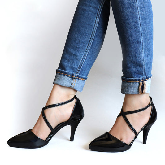 Foot Wear,Uptown Life Black Heels - Cippele Multi Store