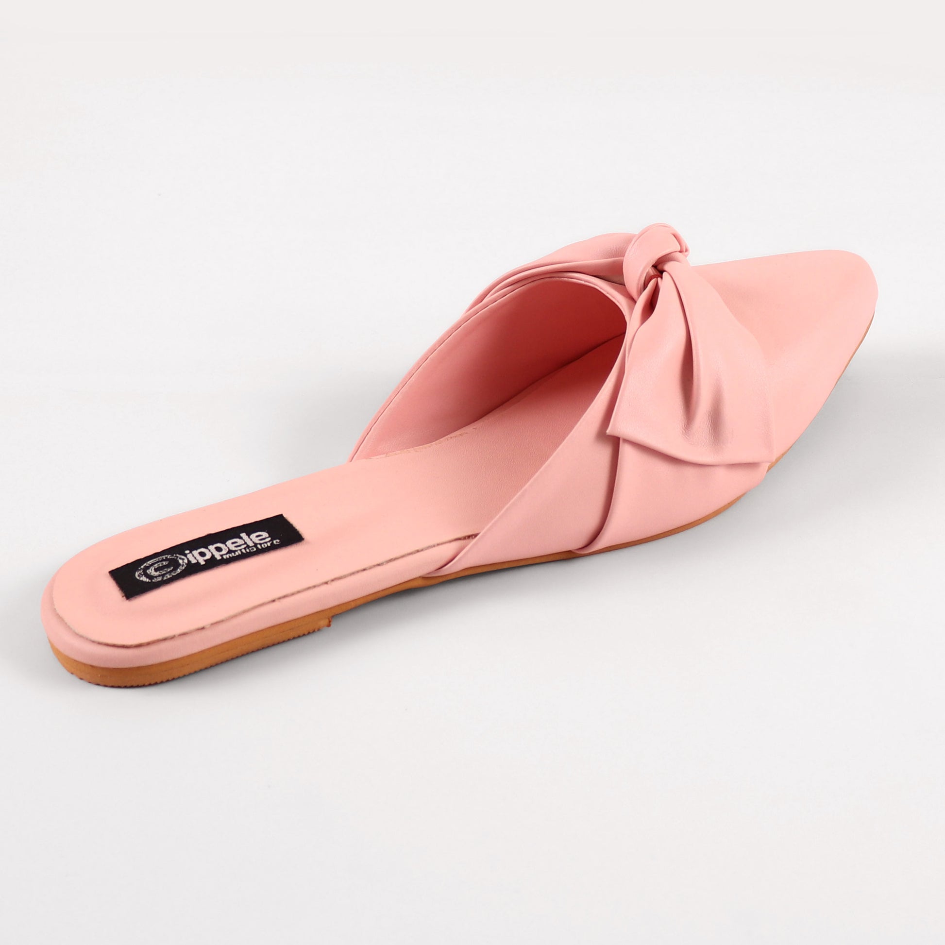 Foot Wear,The Charismatic Bow Mules in Pink - Cippele Multi Store