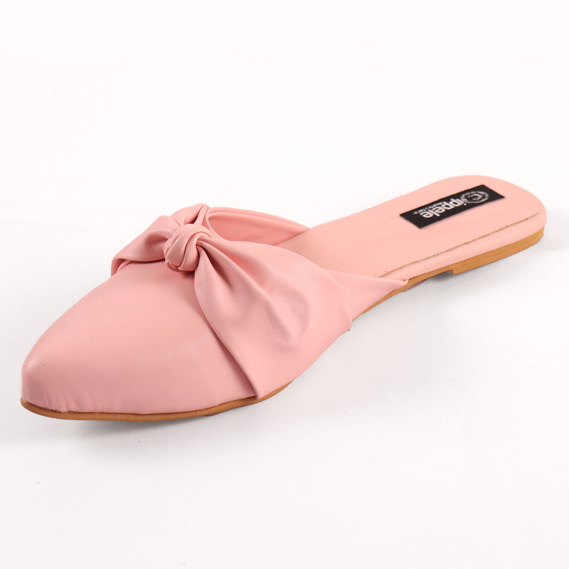 Foot Wear,The Charismatic Bow Mules in Pink - Cippele Multi Store