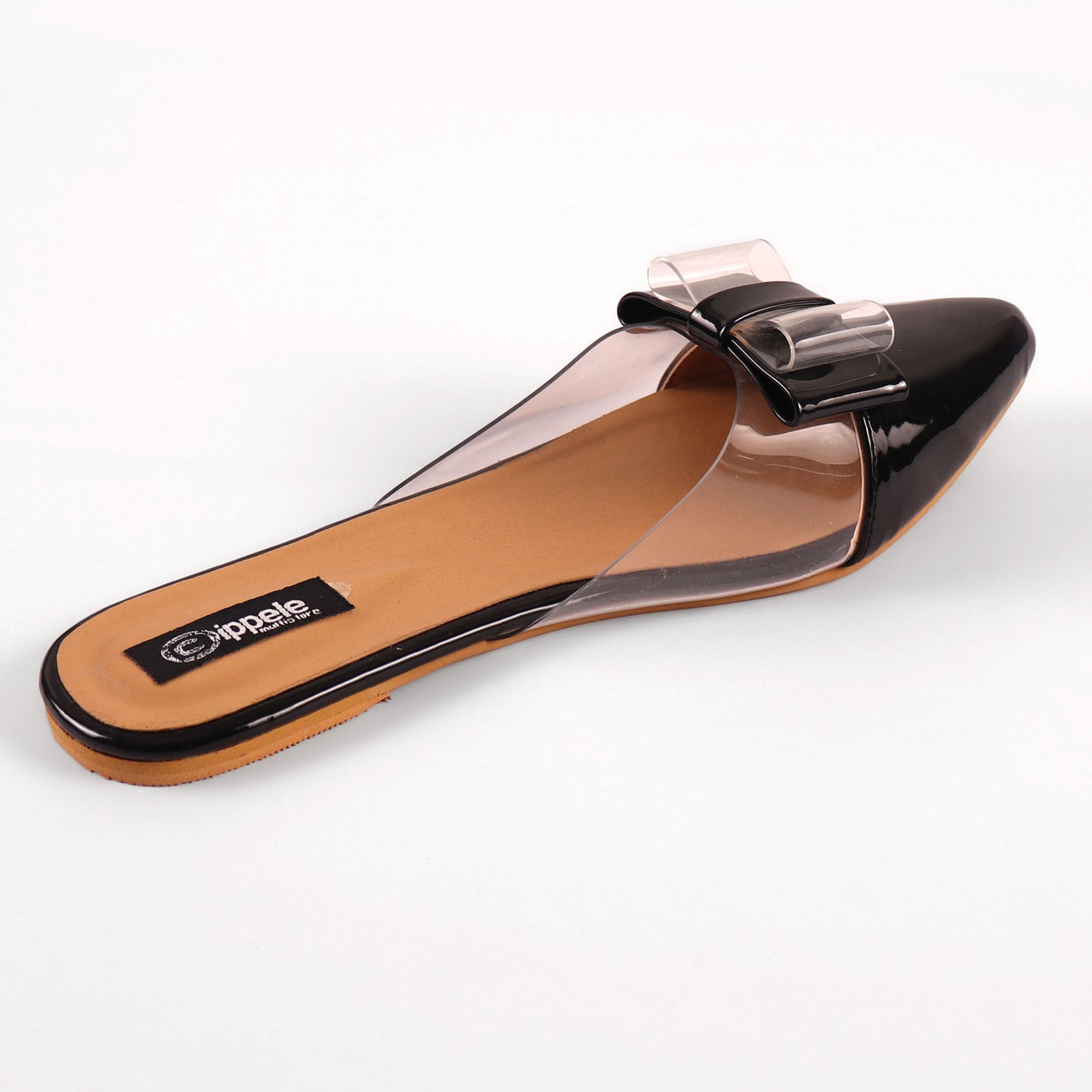 Foot Wear,The Finska Cookie Ribbon Mules in Black - Cippele Multi Store