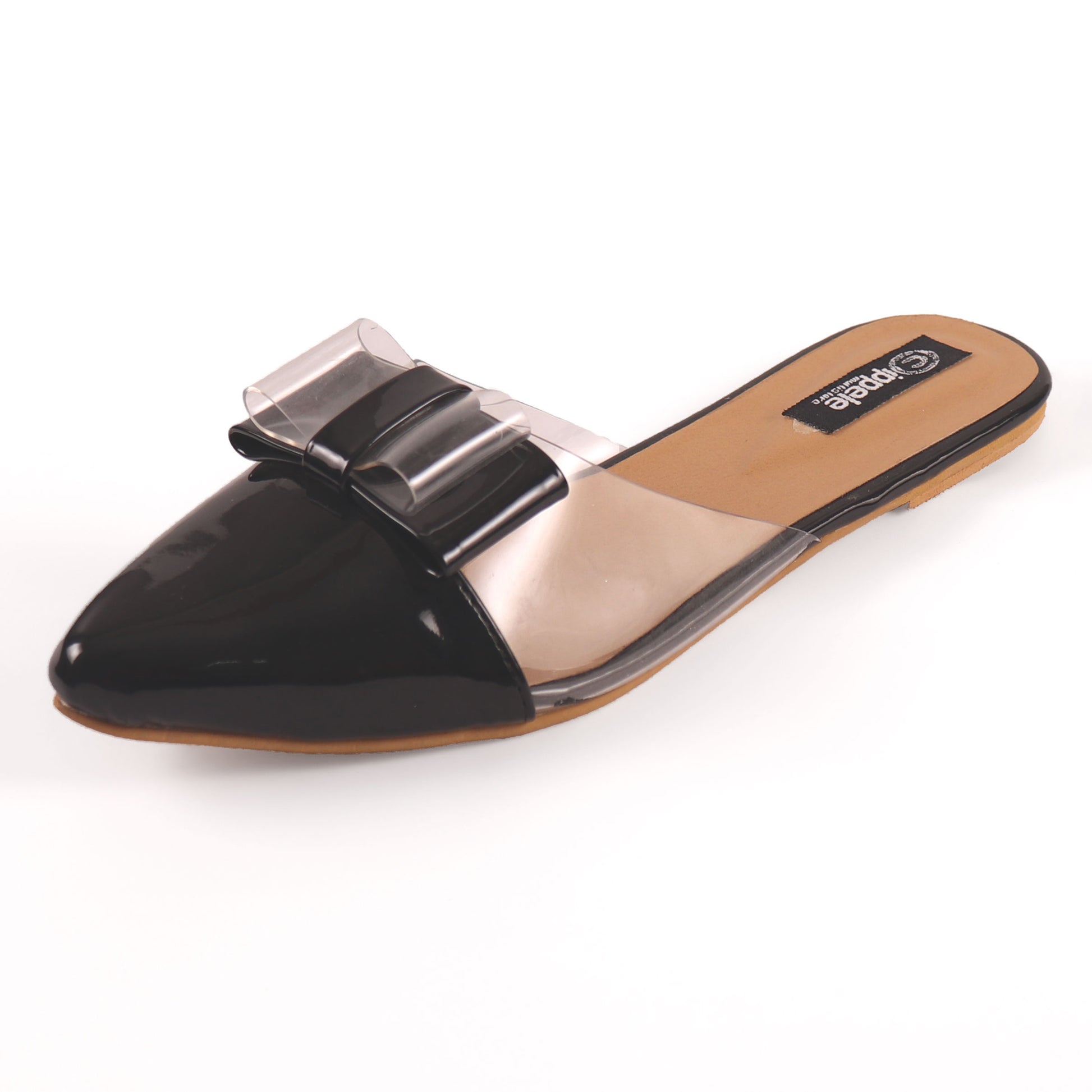 Foot Wear,The Finska Cookie Ribbon Mules in Black - Cippele Multi Store