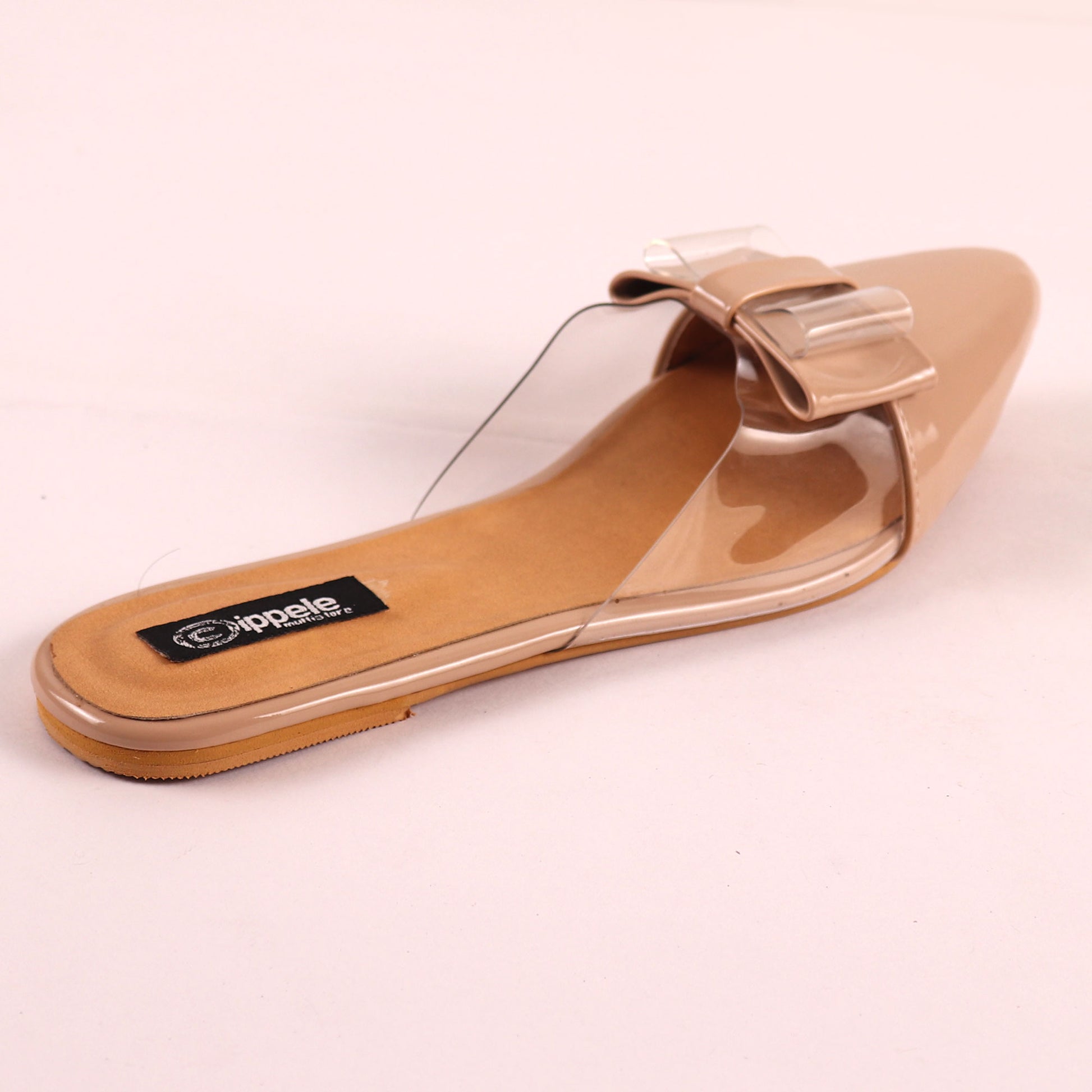 Foot Wear,The Finska Cookie Ribbon Mules in Cream - Cippele Multi Store