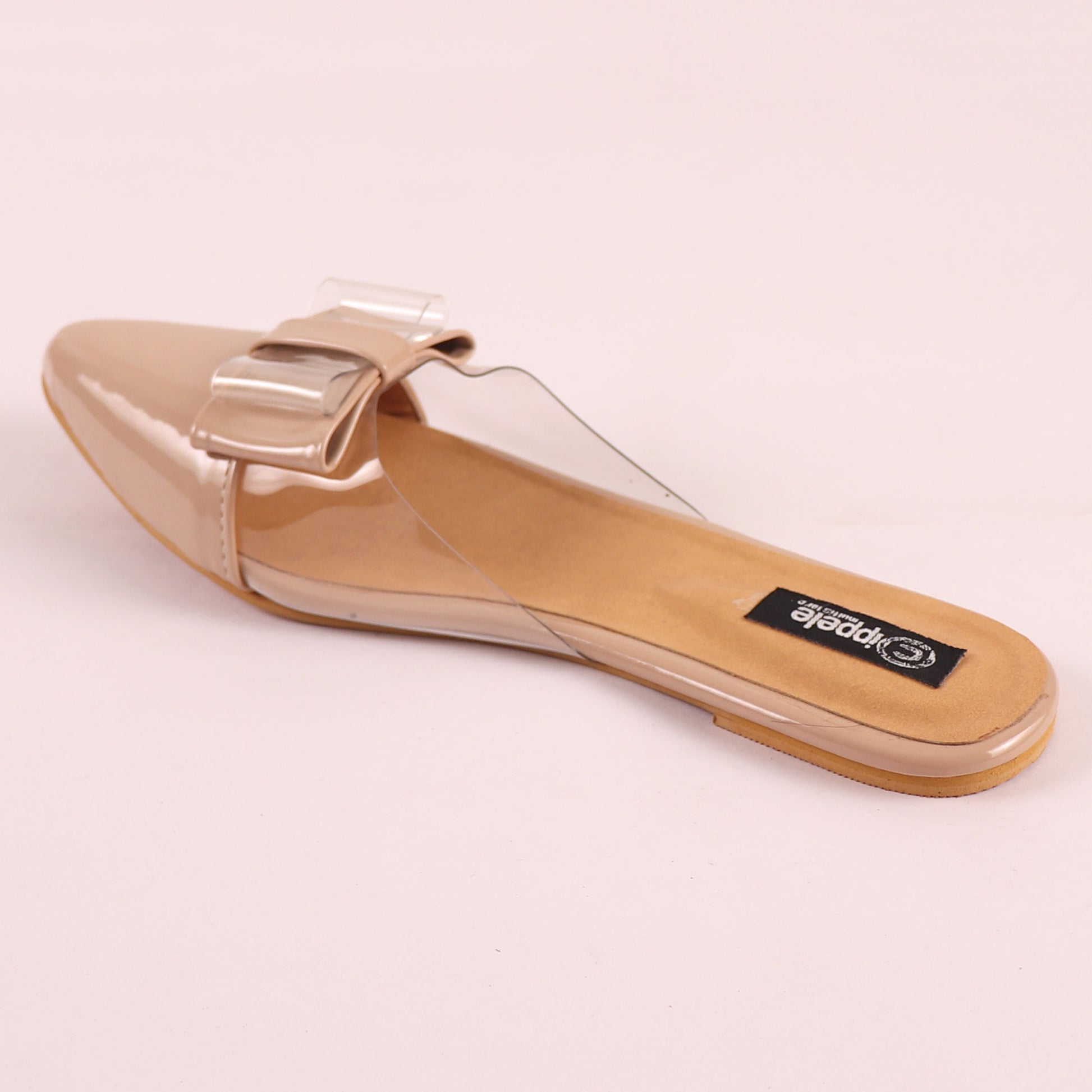 Foot Wear,The Finska Cookie Ribbon Mules in Cream - Cippele Multi Store