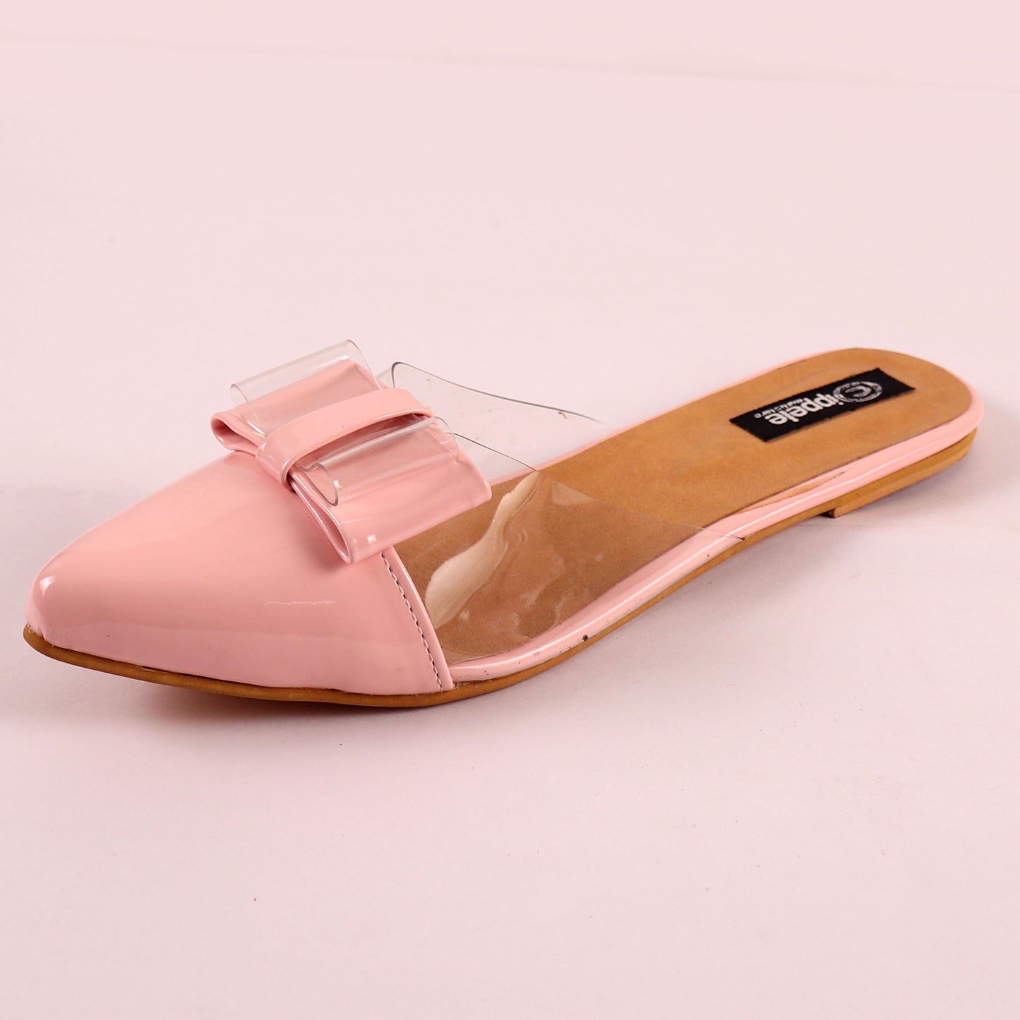 Foot Wear,The Finska Cookie Ribbon Mules in Baby Pink - Cippele Multi Store