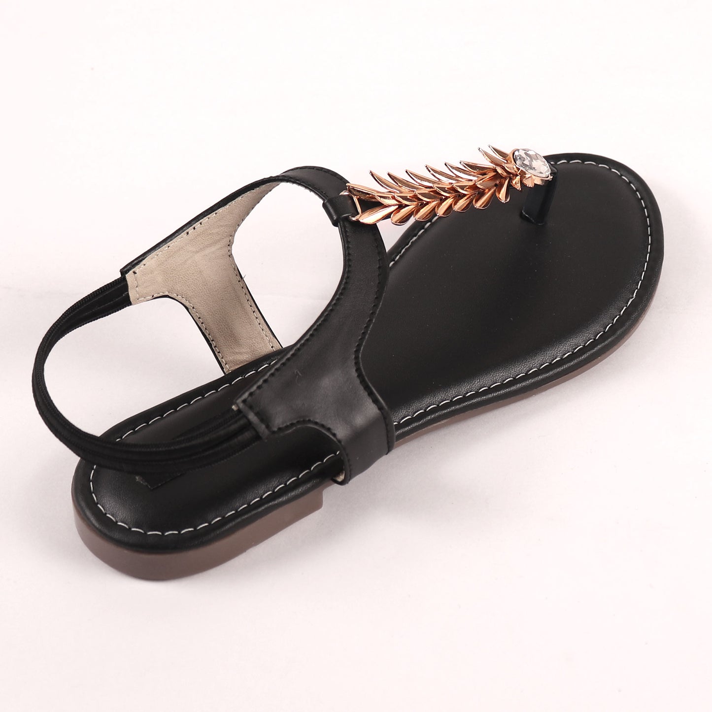 Foot Wear,The Palm Branch Flats in Black - Cippele Multi Store