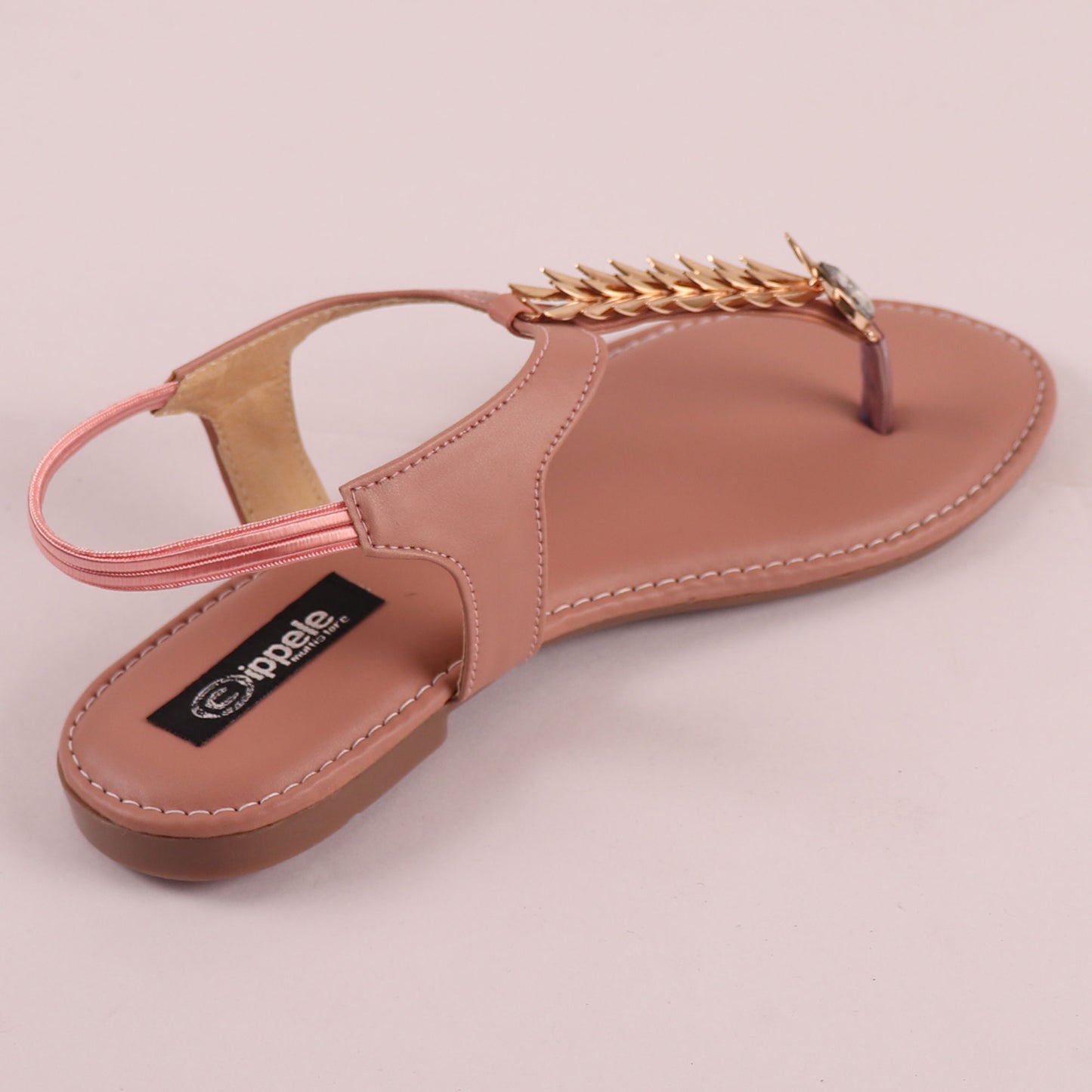 Foot Wear,The Palm Branch Flats in Pink - Cippele Multi Store